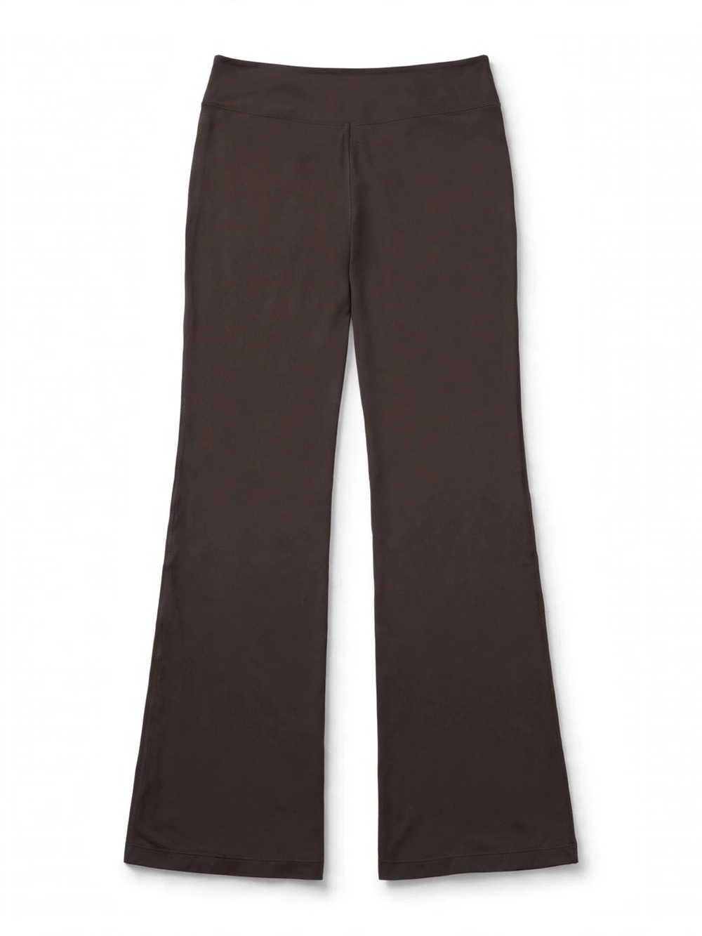 Patagonia Womens Yoga Pants M Brown Wide Leg Flare Stretch Nylon Spandex